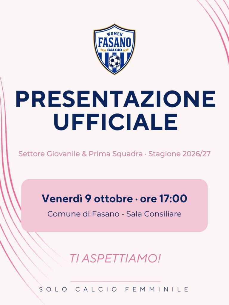 È il momento del calcio femminile: la Women Fasano Calcio si presenta alla città - Osservatorio Fasano