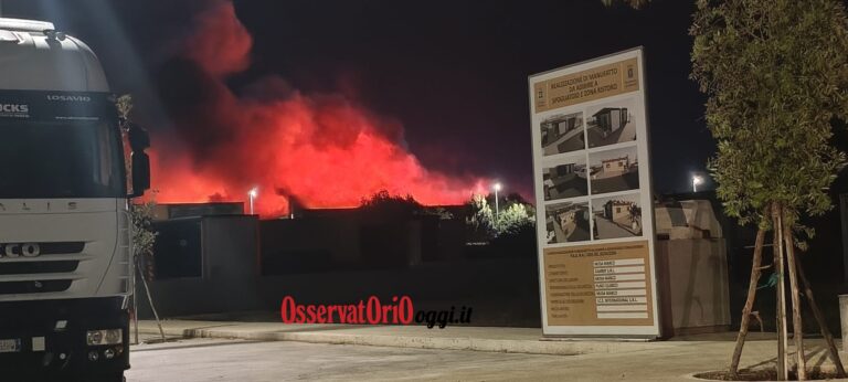 Incendio nella notte alla Gialplast: un capannone e molti mezzi completamente distrutti nell’area ASI di Fasano Incendio nella notte alla Gialplast: un capannone e molti mezzi completamente distrutti nell'area ASI di Fasano - Osservatorio Fasano